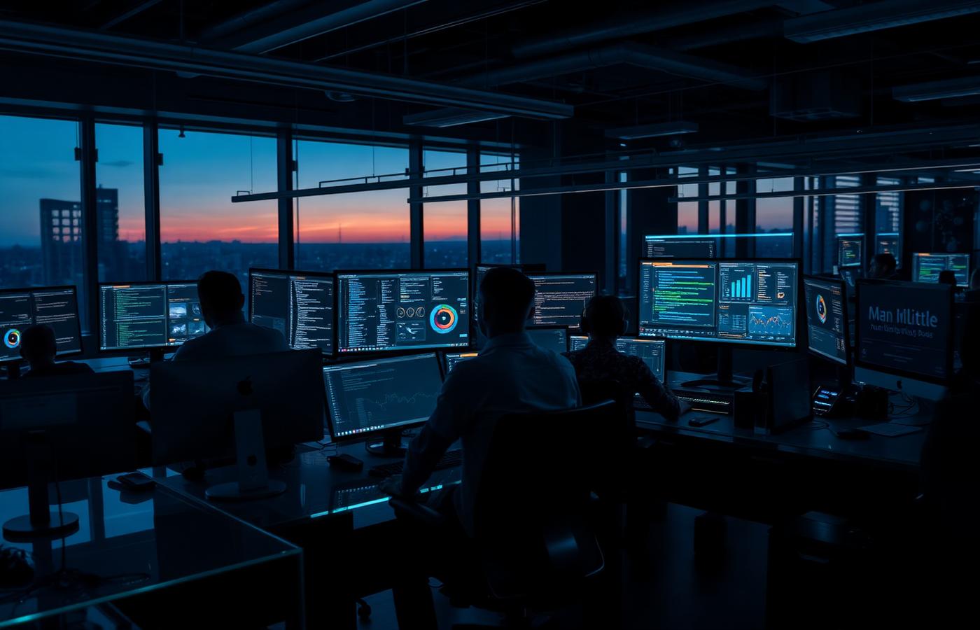 Inside the AOS technology center in Visakhapatnam